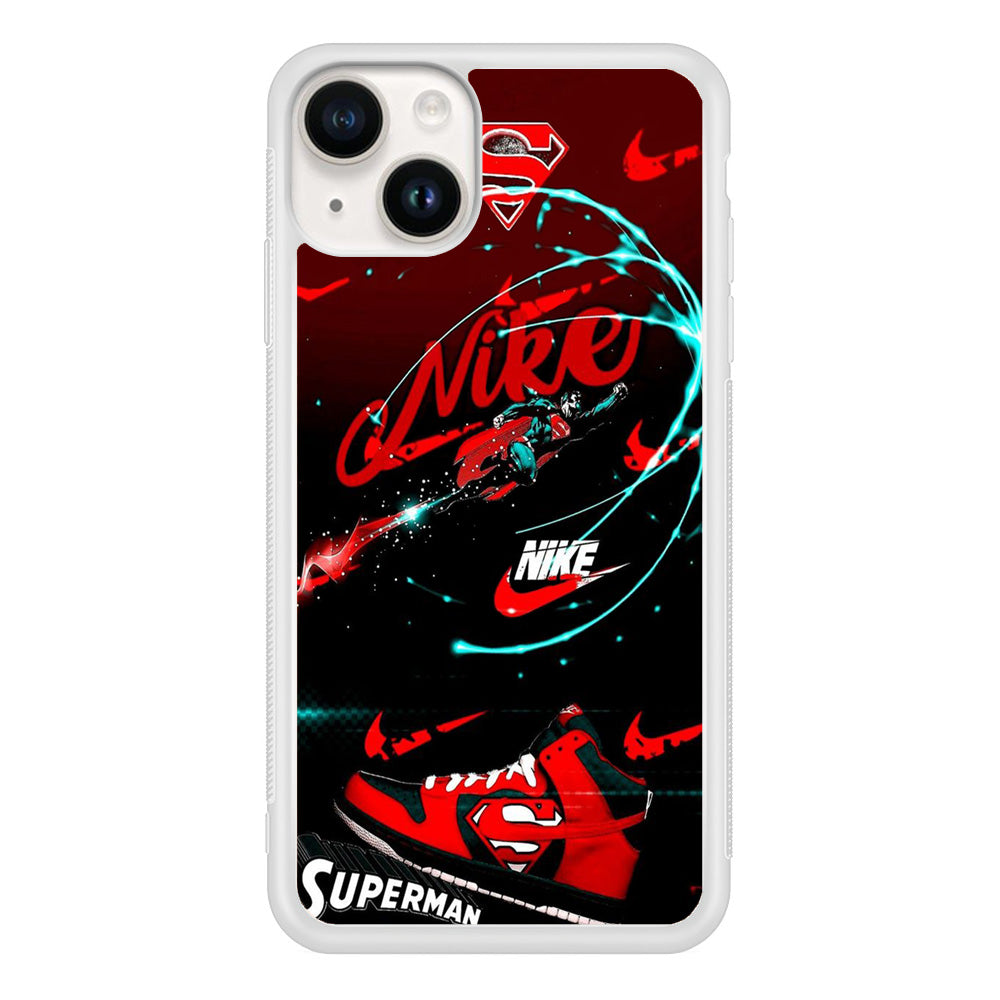 Nike Red Superman iPhone 15 Case