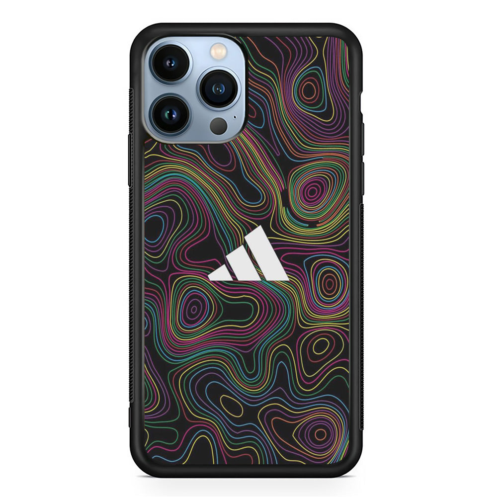 Adidas Art Neon Cable iPhone 13 Pro Max Case