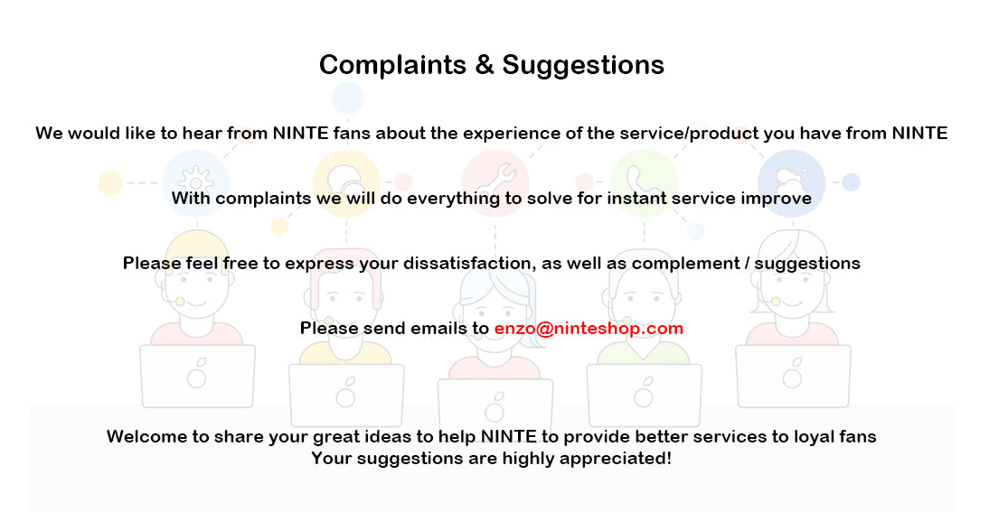 NINTE complaints& suggestions page