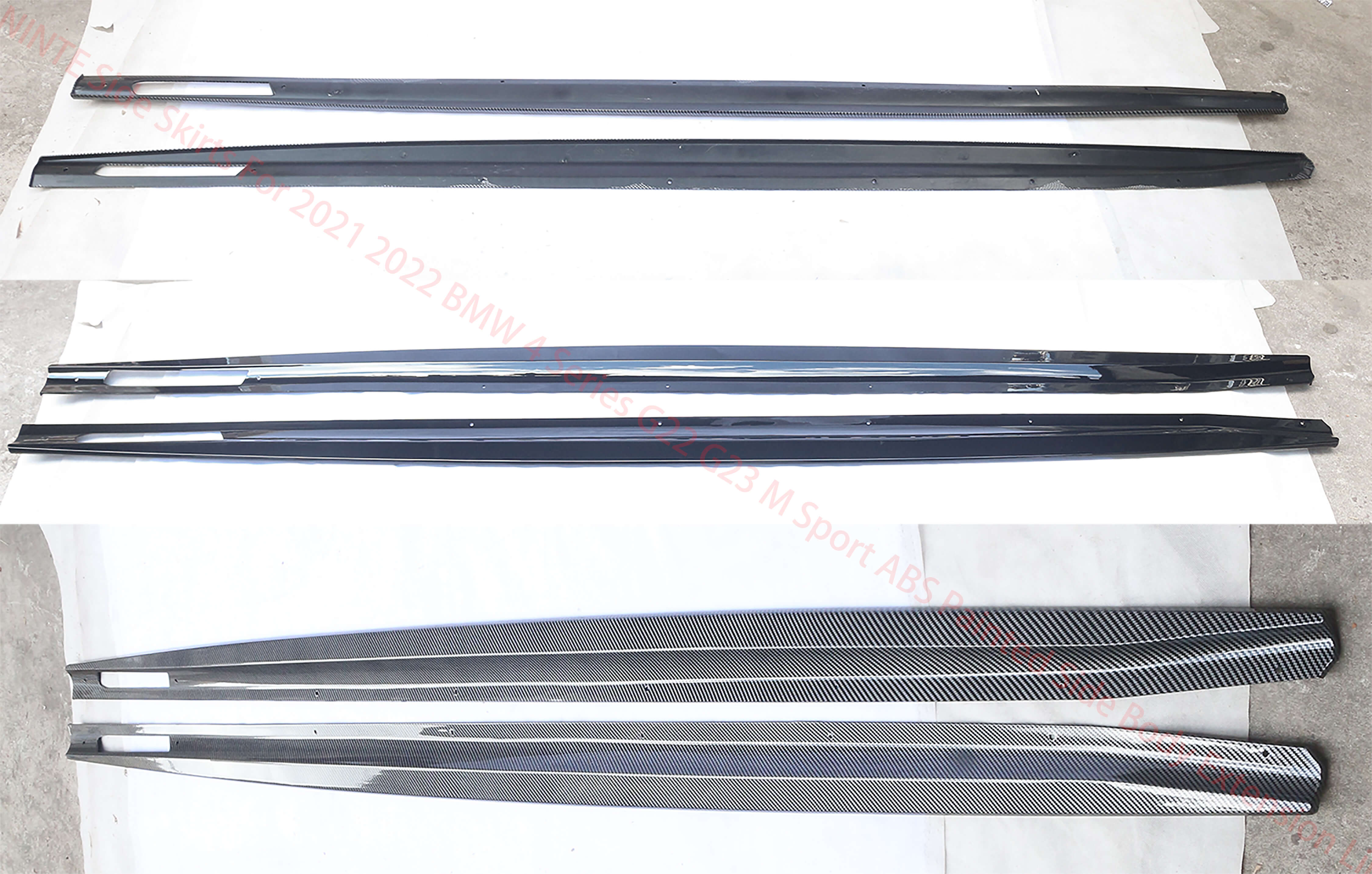 NINTE-Side-Skirts-For-2021-2022-BMW-4-Series-G22-G23-M-Sport