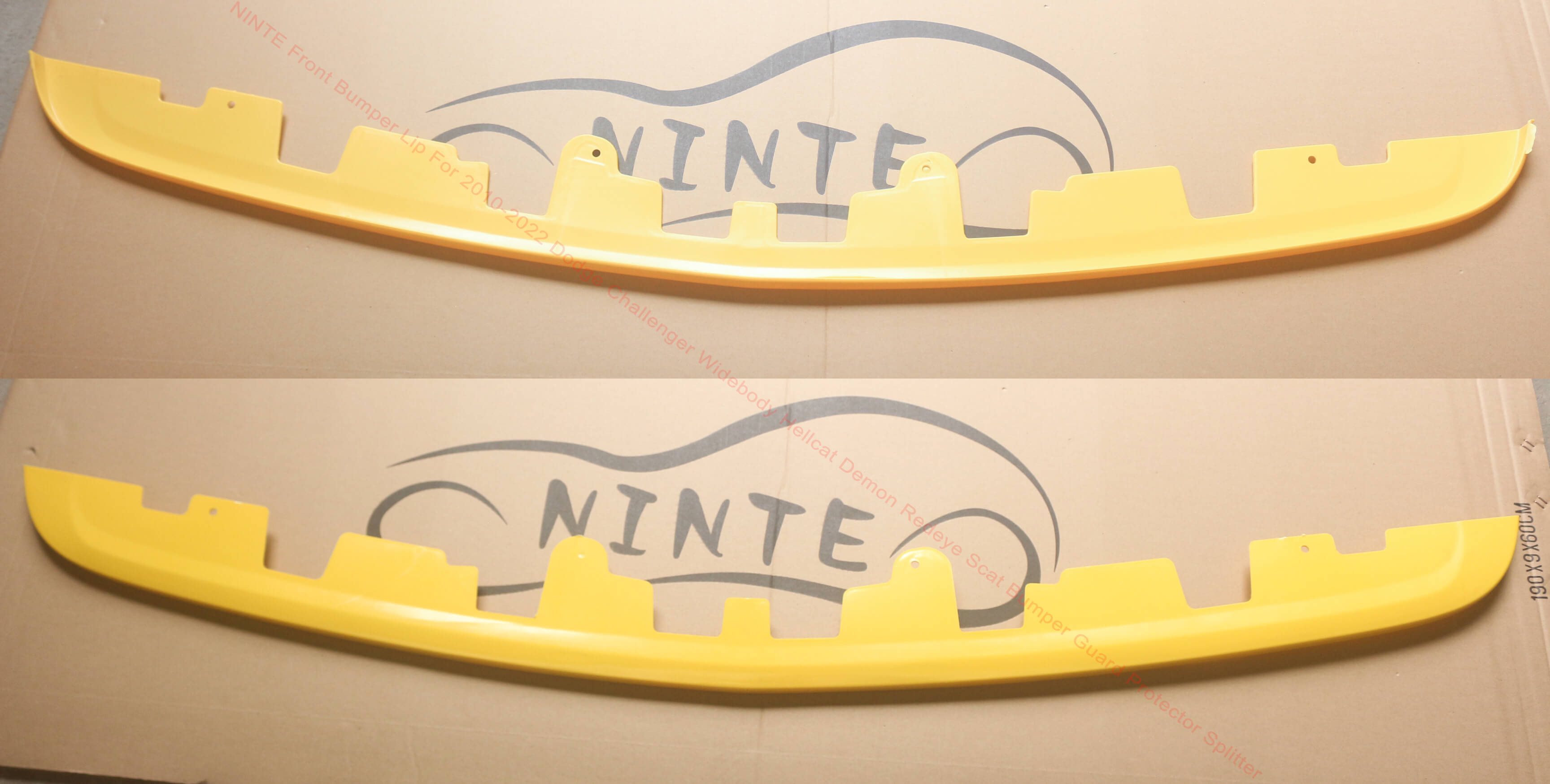 NINTE Front Bumper Lip For 2010-2022 Dodge Challenger Widebody