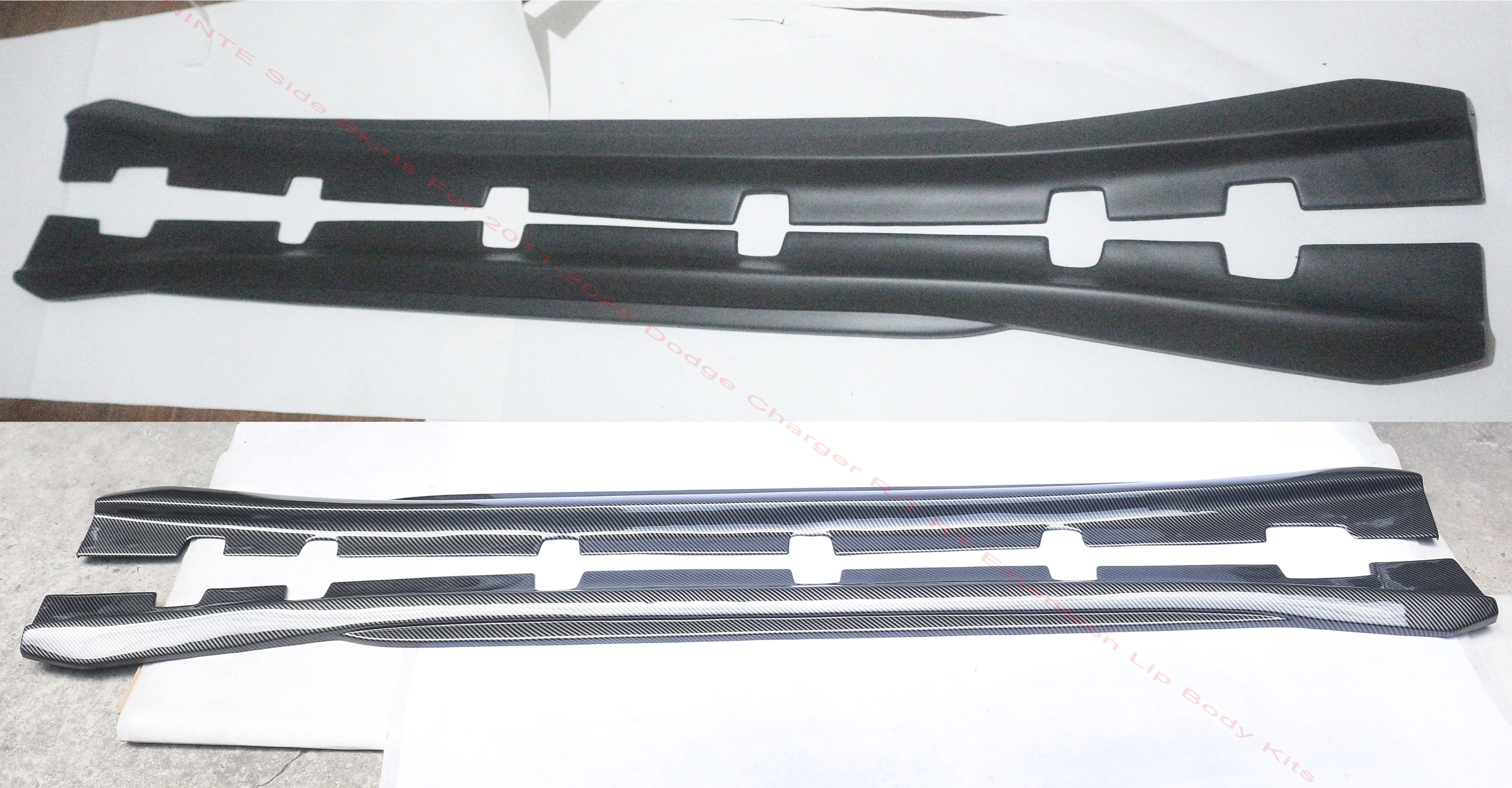 NINTE Side Skirts For 2011-2022 Dodge Charger R/T RT SXT SE Extension Lip Body Kits