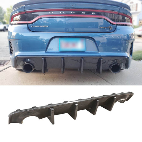 NINTE Rear Diffuser For 2020-2023 Dodge Charger Widebody Quad Exhaust ...