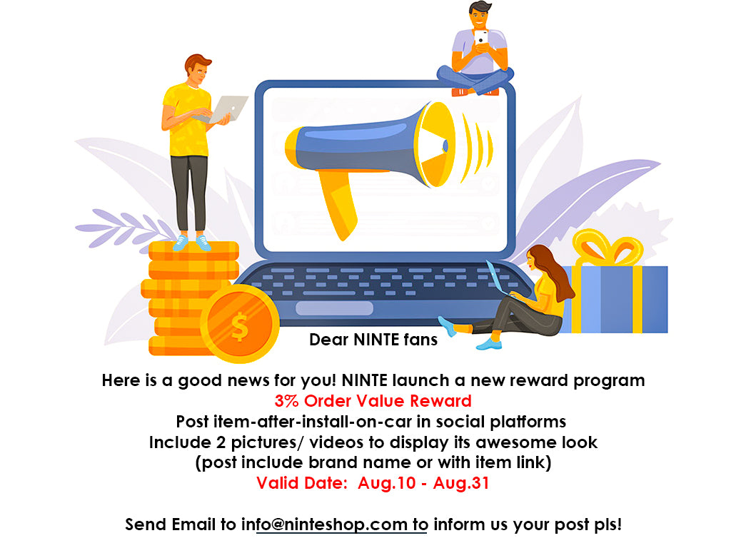 Reward For Reviews – NINTE