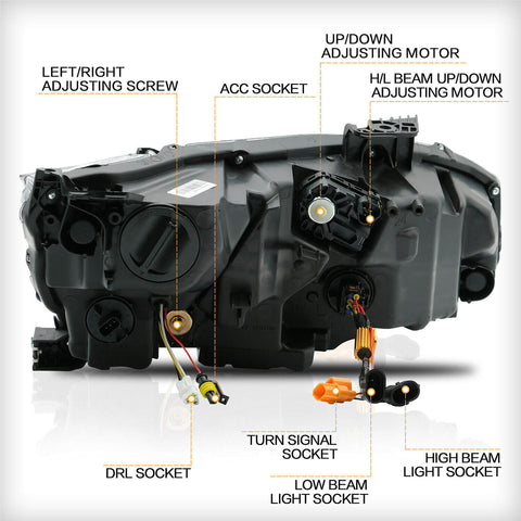 NINTE headlights for Honda Civic