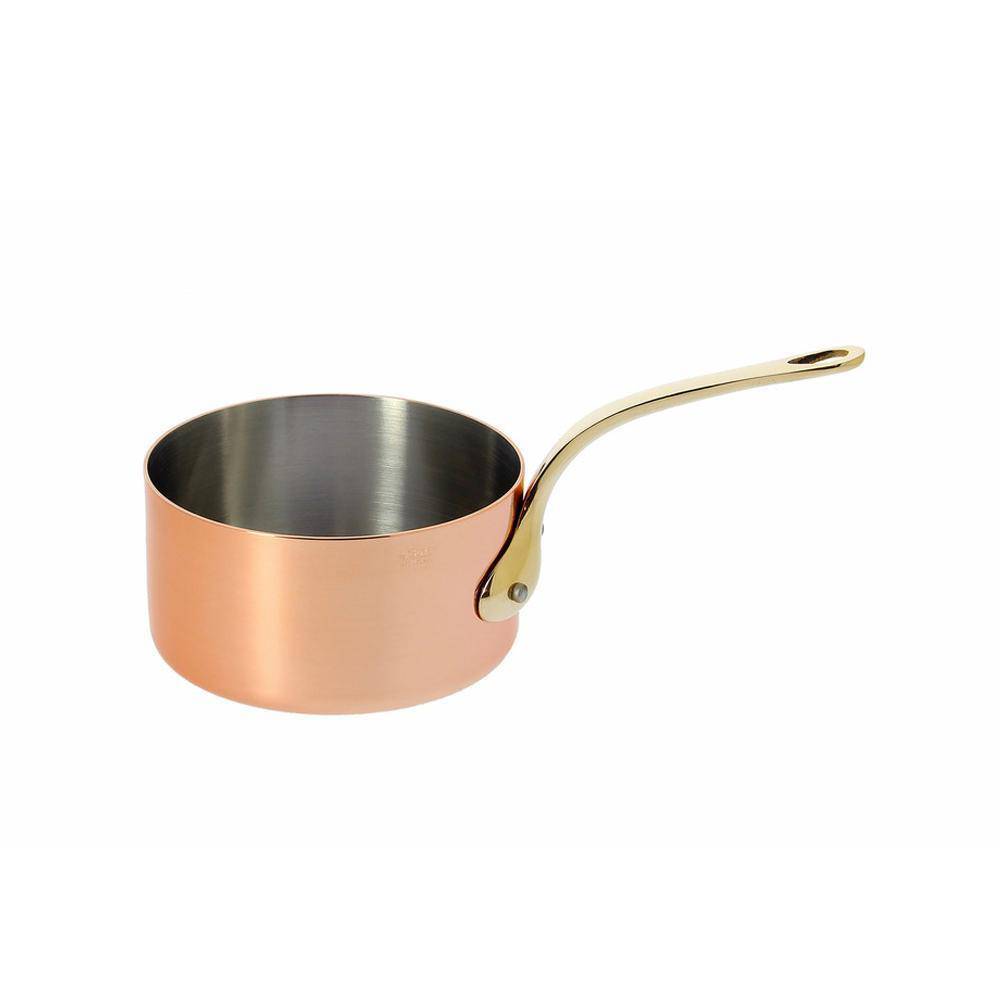 de Buyer Inocuivre Copper Saucepan With Bronze Handle, 2.6-Quart