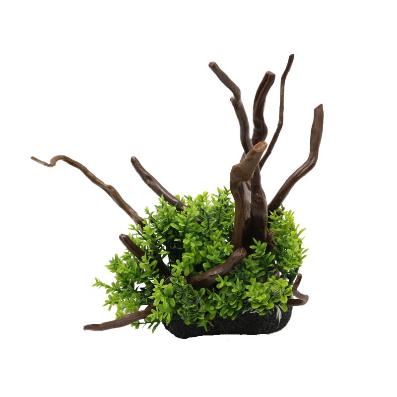 Realistic Artificial Aquarium Spiderwood & Moss