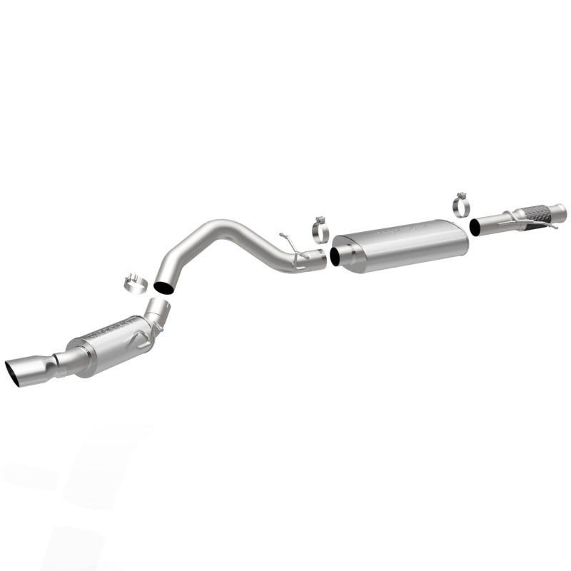 MagnaFlow 11-13 GMC Yukon Denali V8 6.2L Single Straight P/S Rr Exit Stainless Cat Back Perf Exhaust