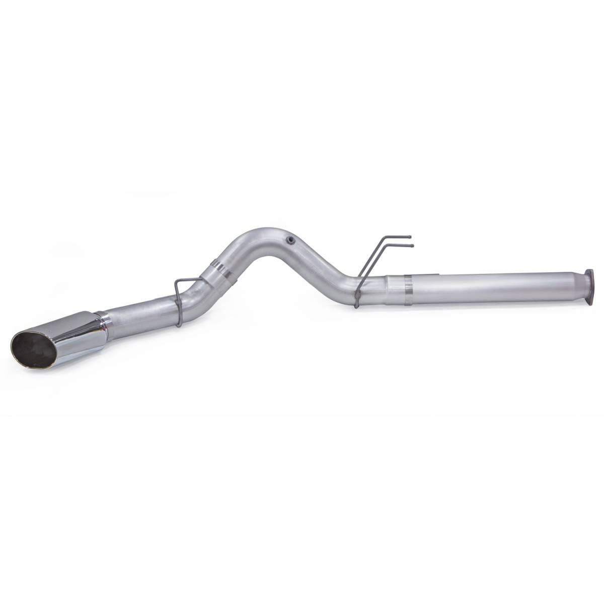Monster Exhaust System 5-inch Single Exit Chrome Tip 2017- 2023 Ford F250/F350/F450 6.7L Banks Power