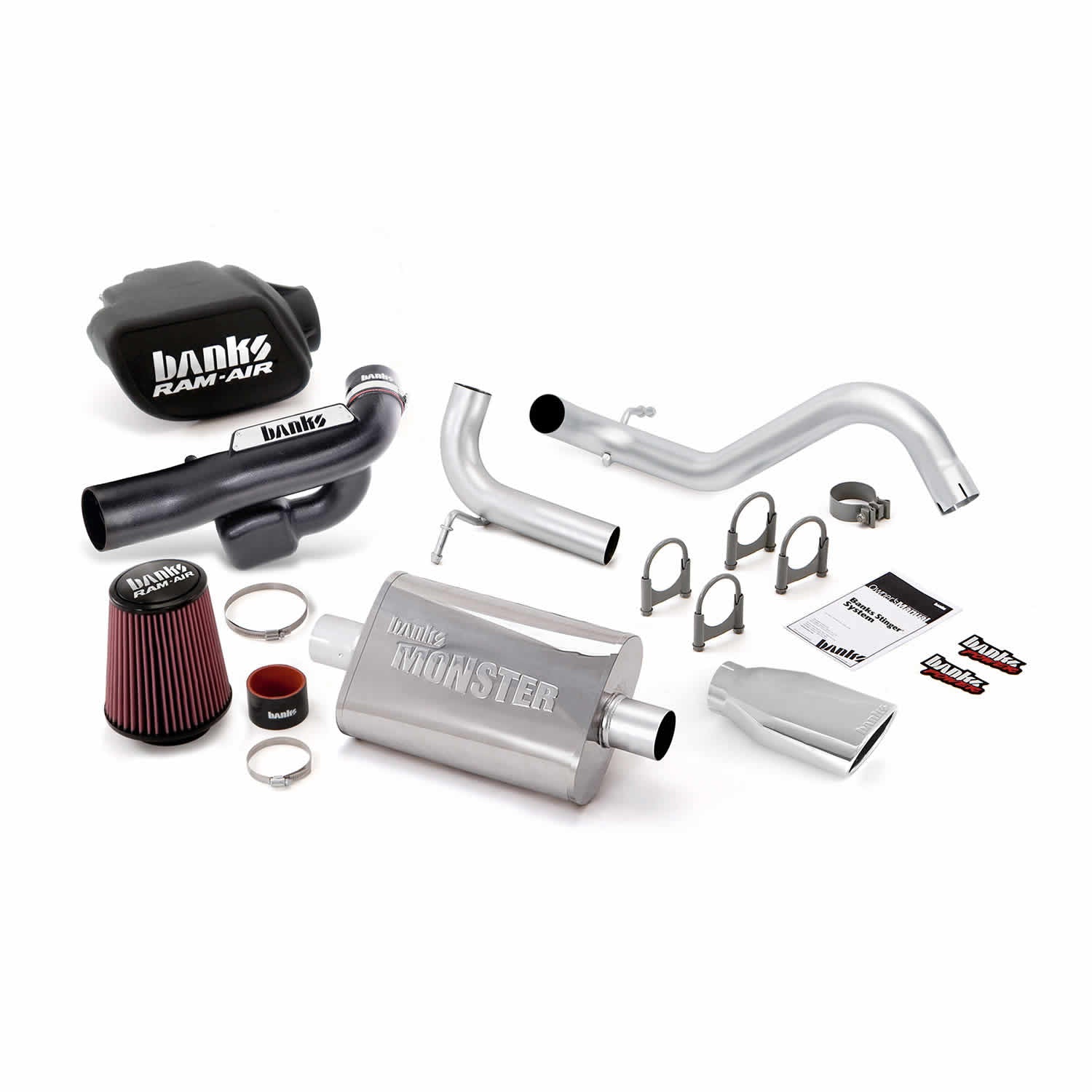 Stinger Bundle Power System No AutoMind W/Single Exit Exhaust Chrome Tip 12-18 Jeep 3.6L Wrangler JK All 2 Door Banks Power