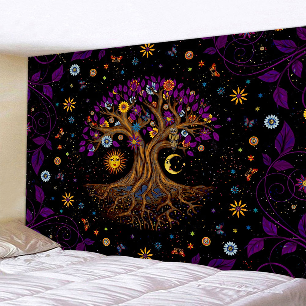 Tree of Life Home Art Tapestry