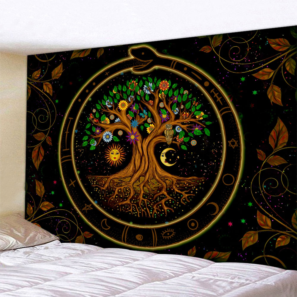 Tree of Life Home Art Tapestry