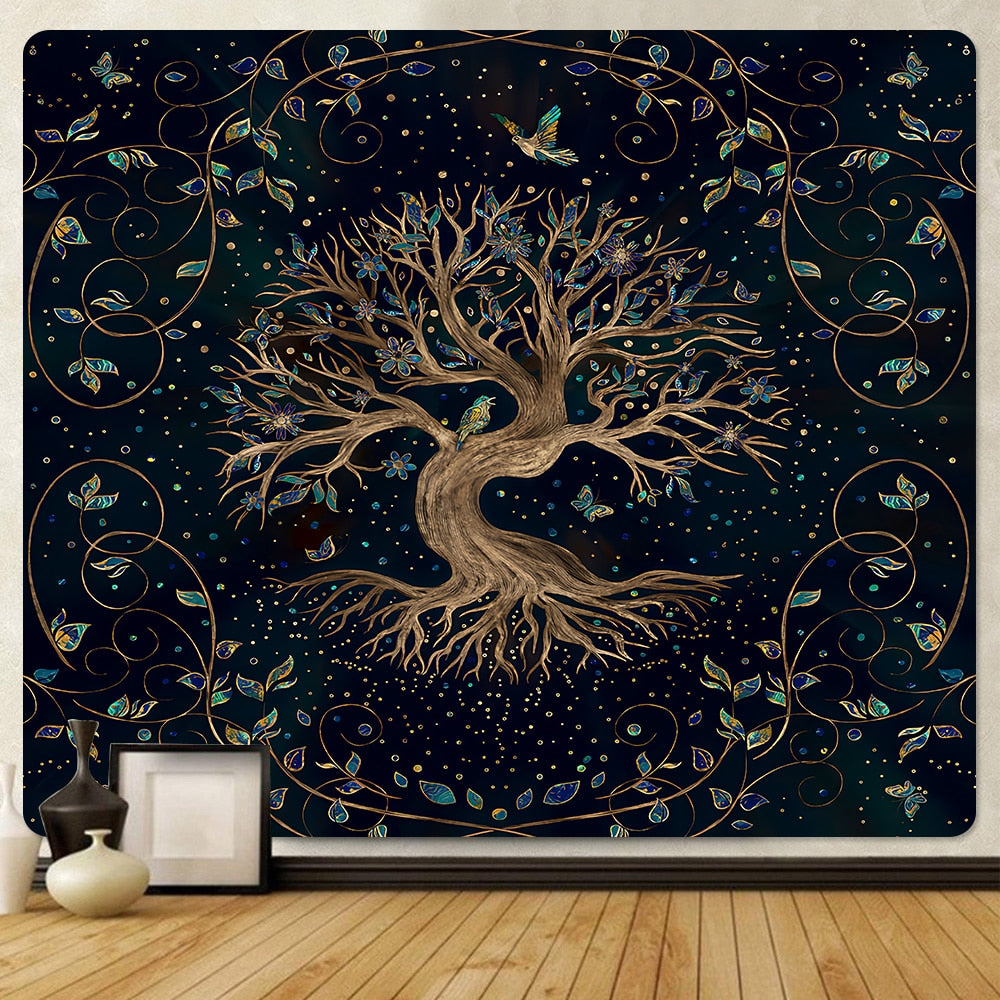 Tree of Life Home Art Tapestry