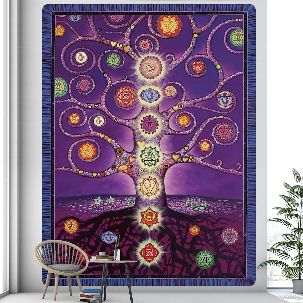 Tree of Life Home Art Tapestry