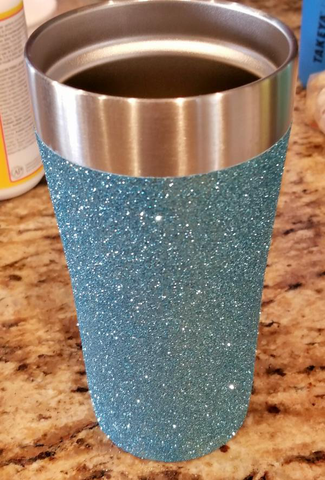 How to make a beautiful glitter tumbler