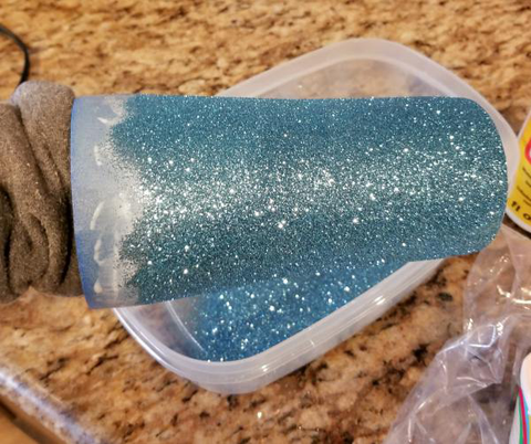 How to make a beautiful glitter tumbler