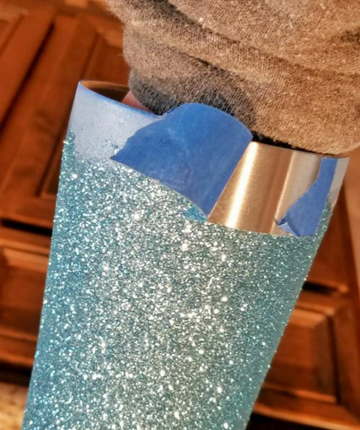 How to make a beautiful glitter tumbler