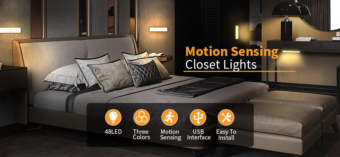 3 color lepotec motion sensor light