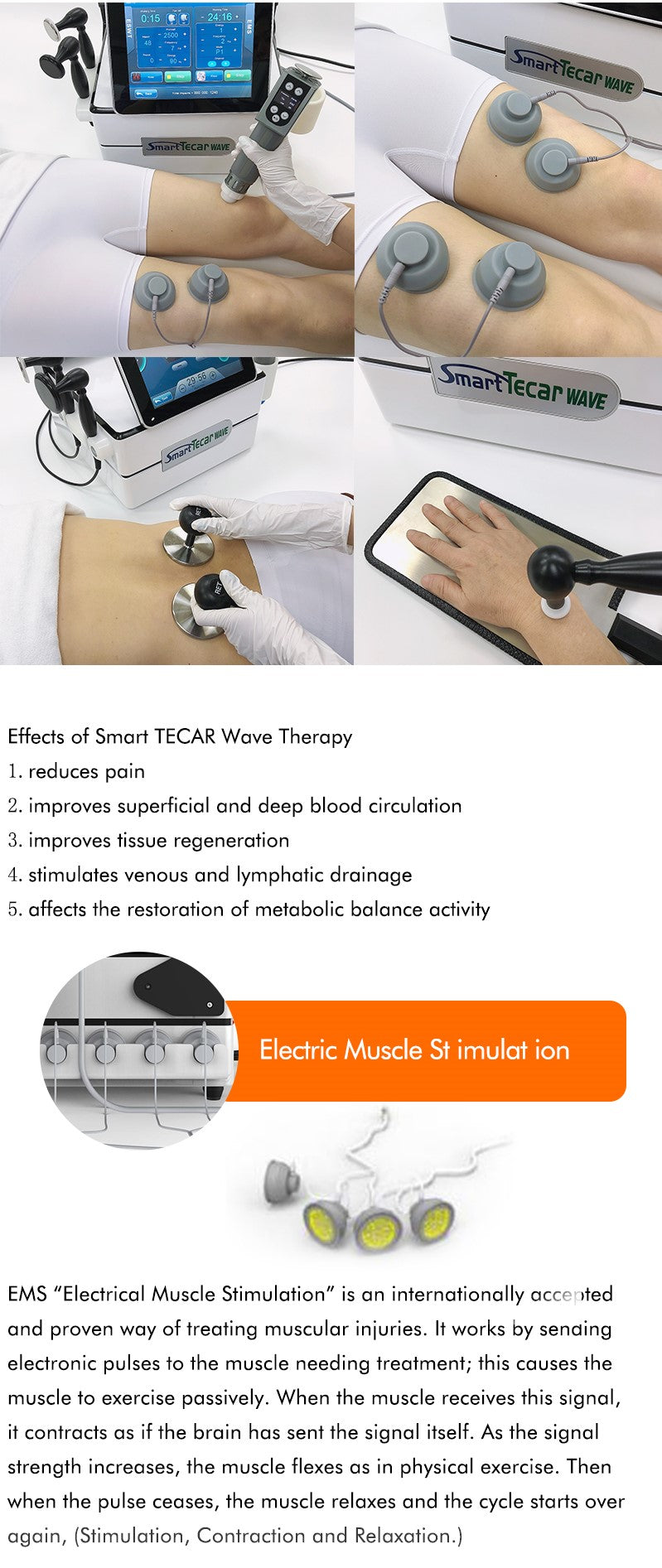 Back Pain Relief Ultrasound Therapy Device Physiotherap Tecar Therapy  Shockwave Machine - China Double Ret Tecar, Ultrasound Therapy