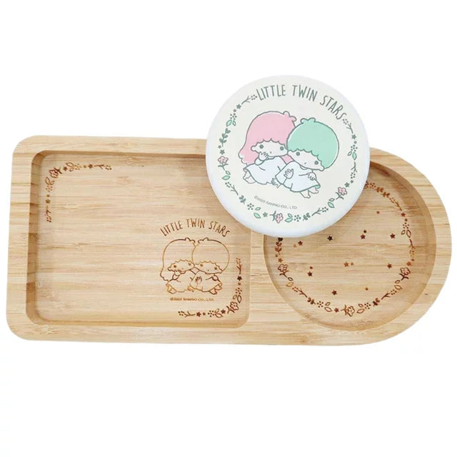 Sanrio Characters Wooden Tray and Coaster