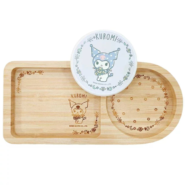 Sanrio Characters Wooden Tray and Coaster