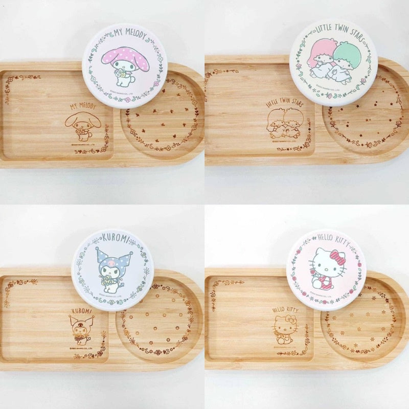 Sanrio Characters Wooden Tray and Coaster