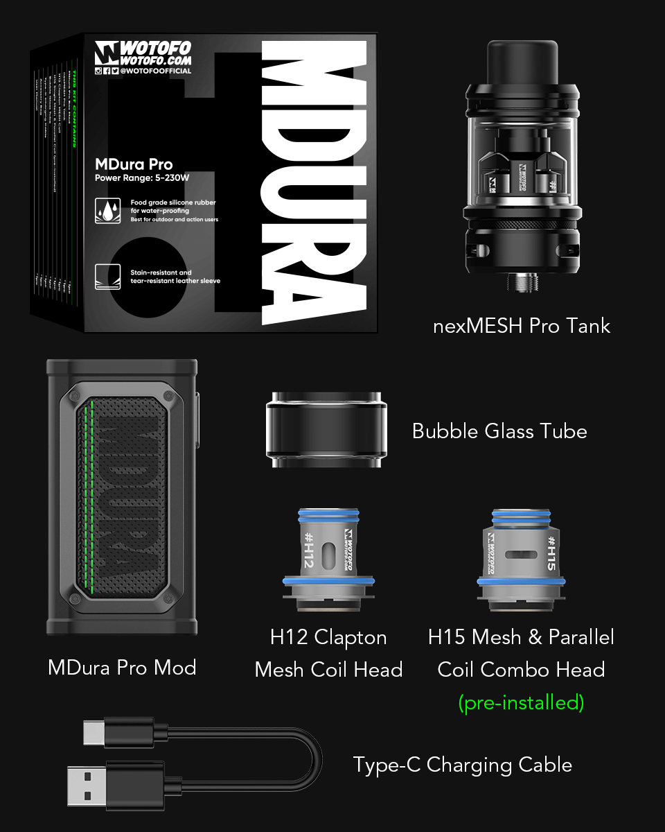 wotofo mdura pro kit standard