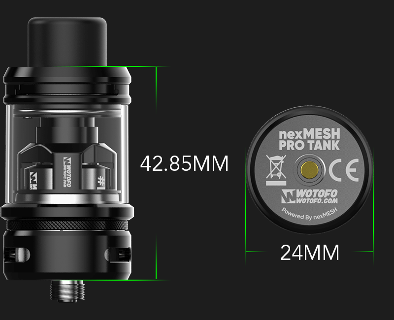 wotofo mdura pro kit tank settings