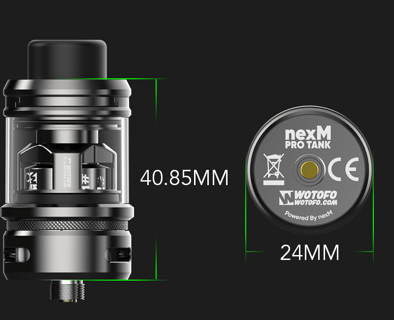 wotofo mdura pro kit tank settings
