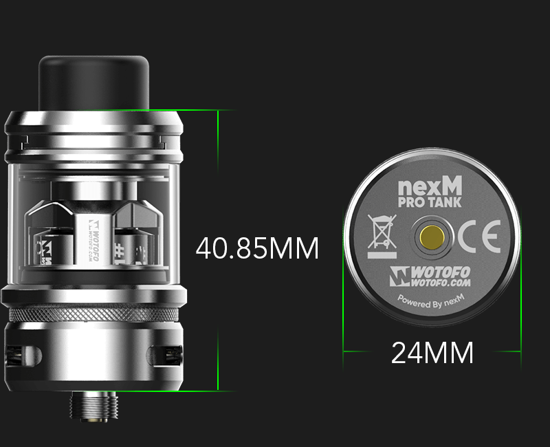 wotofo mdura pro kit tank settings