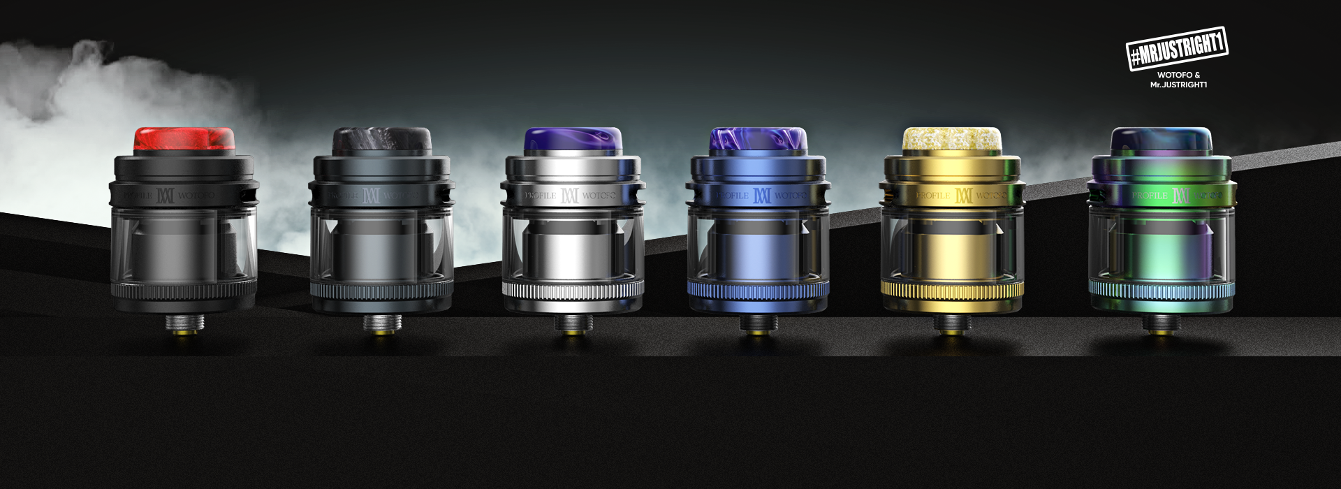 Profile M RTA - Smallest, Leakproof Mesh RTA by Wotofo