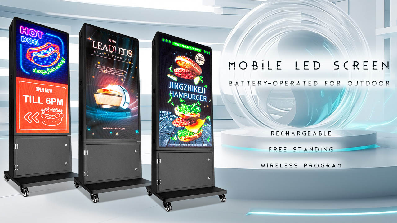 Leadleds double-sided outdoor sidewalk sign