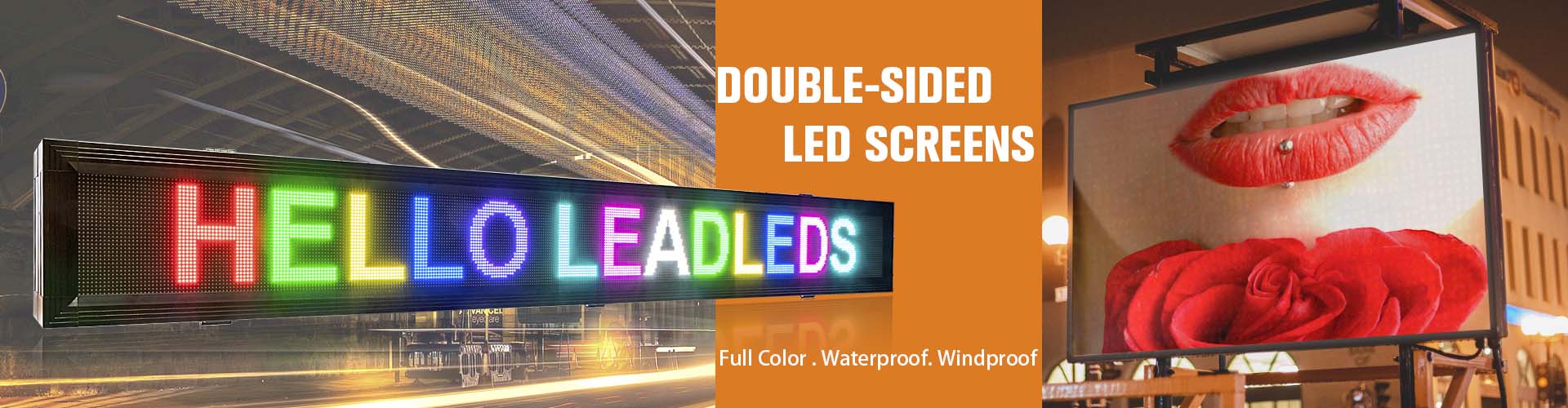 double-sided led screens