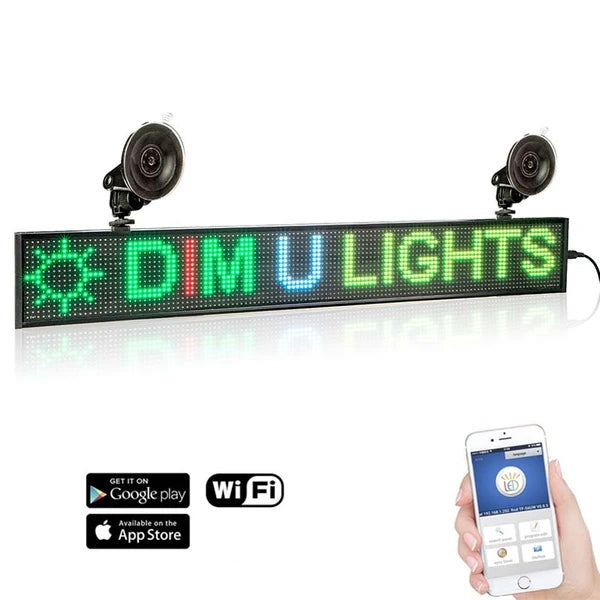 señal de coche led programable