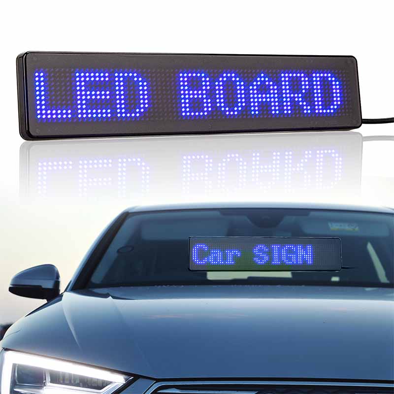 señal de coche led