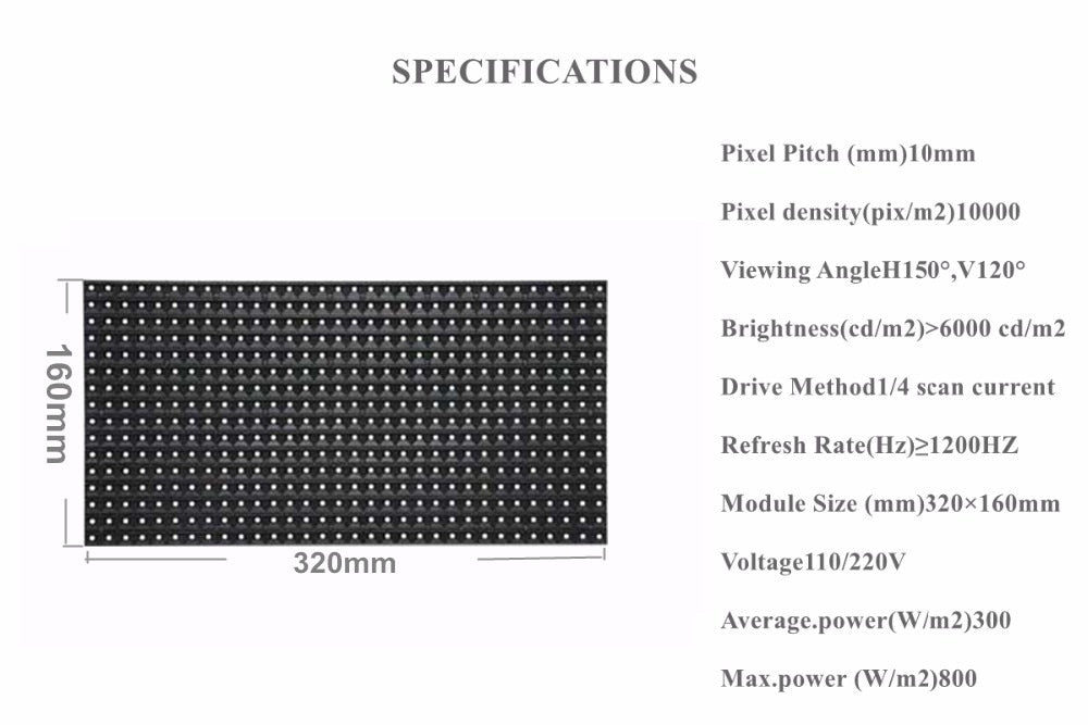 P10 led modules