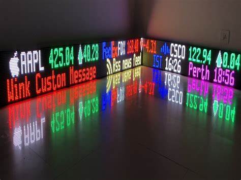 Leadleds Electronic Led Ticker Tape Full Color Custom Made Led Strips