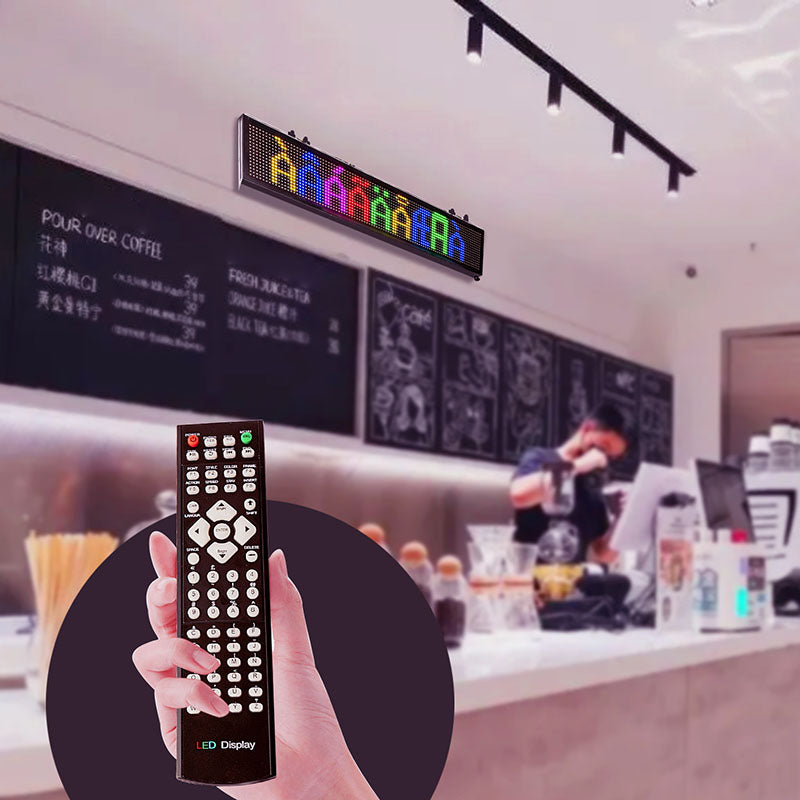 led signs for coffee store