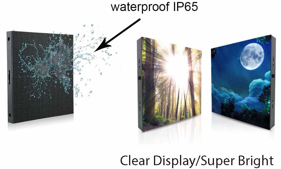 pantalla led resistente al agua