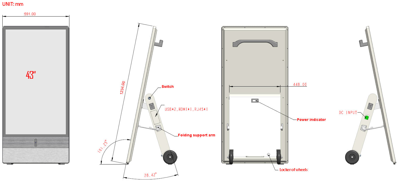 lcd display size