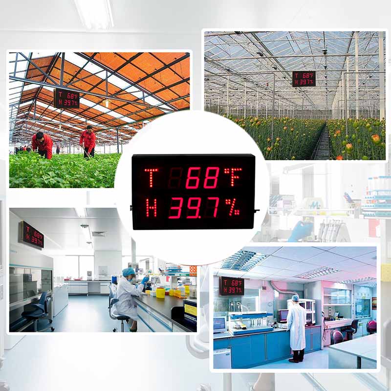 Leadleds Thermometer Industrial Temperature Display High Precision for