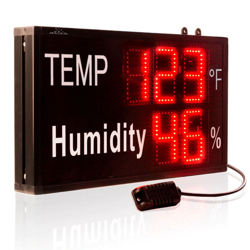 Leadleds Temperature and Humidity Display Industrial Temperature and H