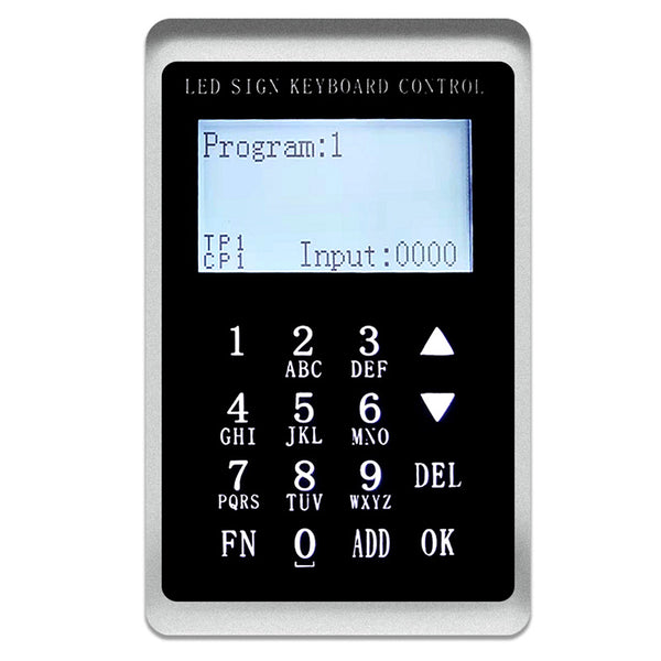 LCD controller select message to display