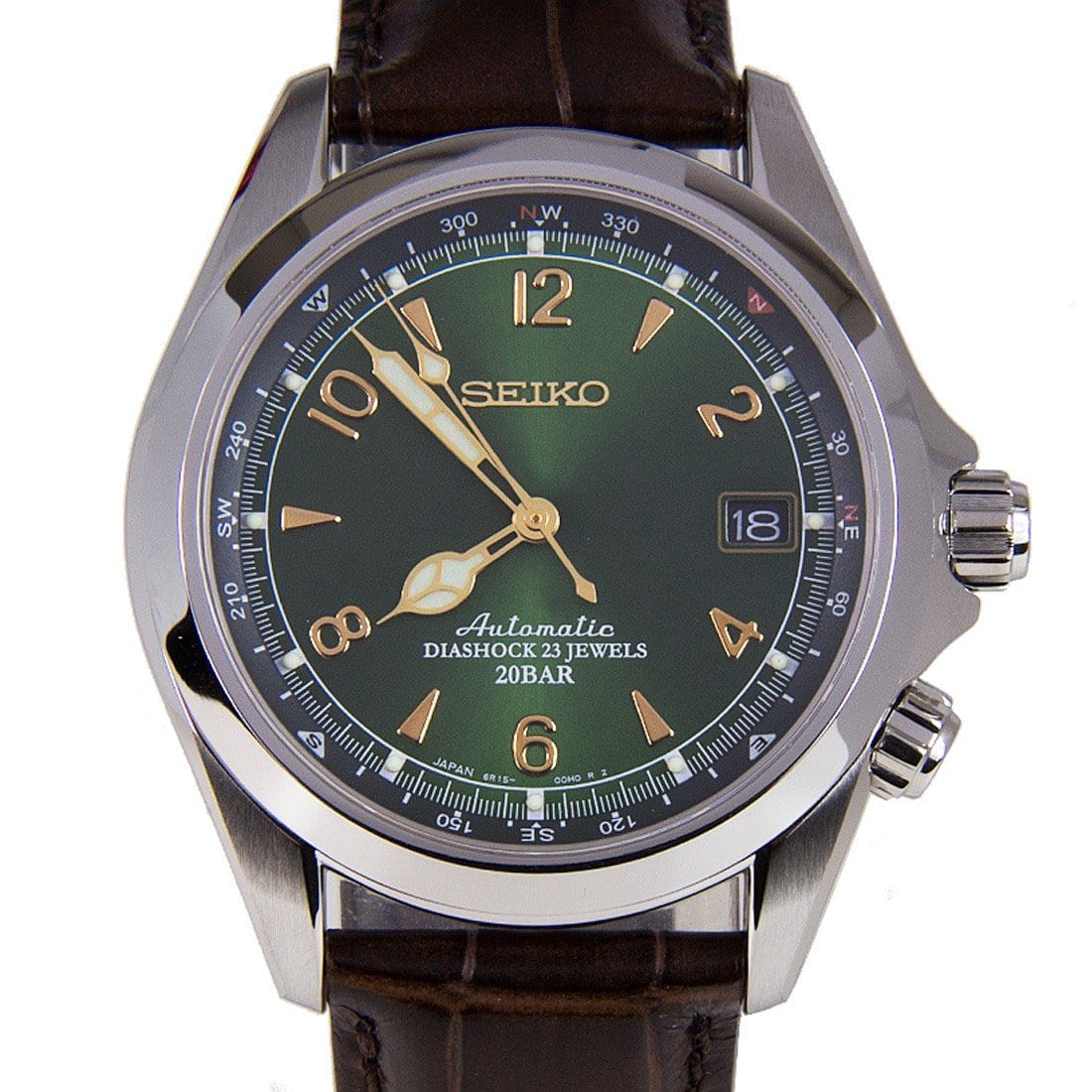 Seiko Alpinist Automatic Diashock Made in Japan Watch SARB017 SARB017J SARB017J1