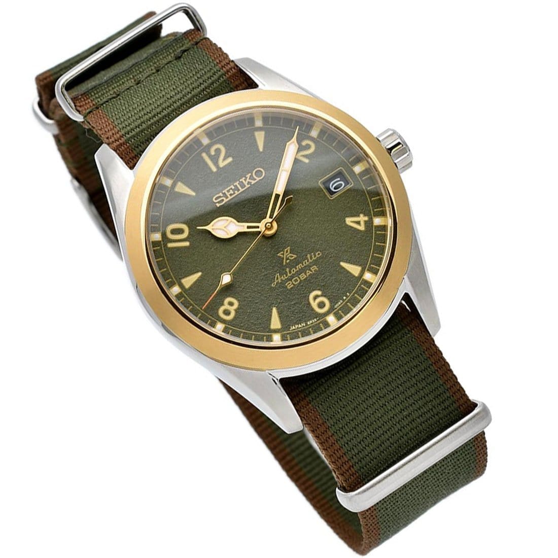 Seiko SBDC138 Prospex Alpinist Automatic 24 Jewels Green Dial JDM Watch