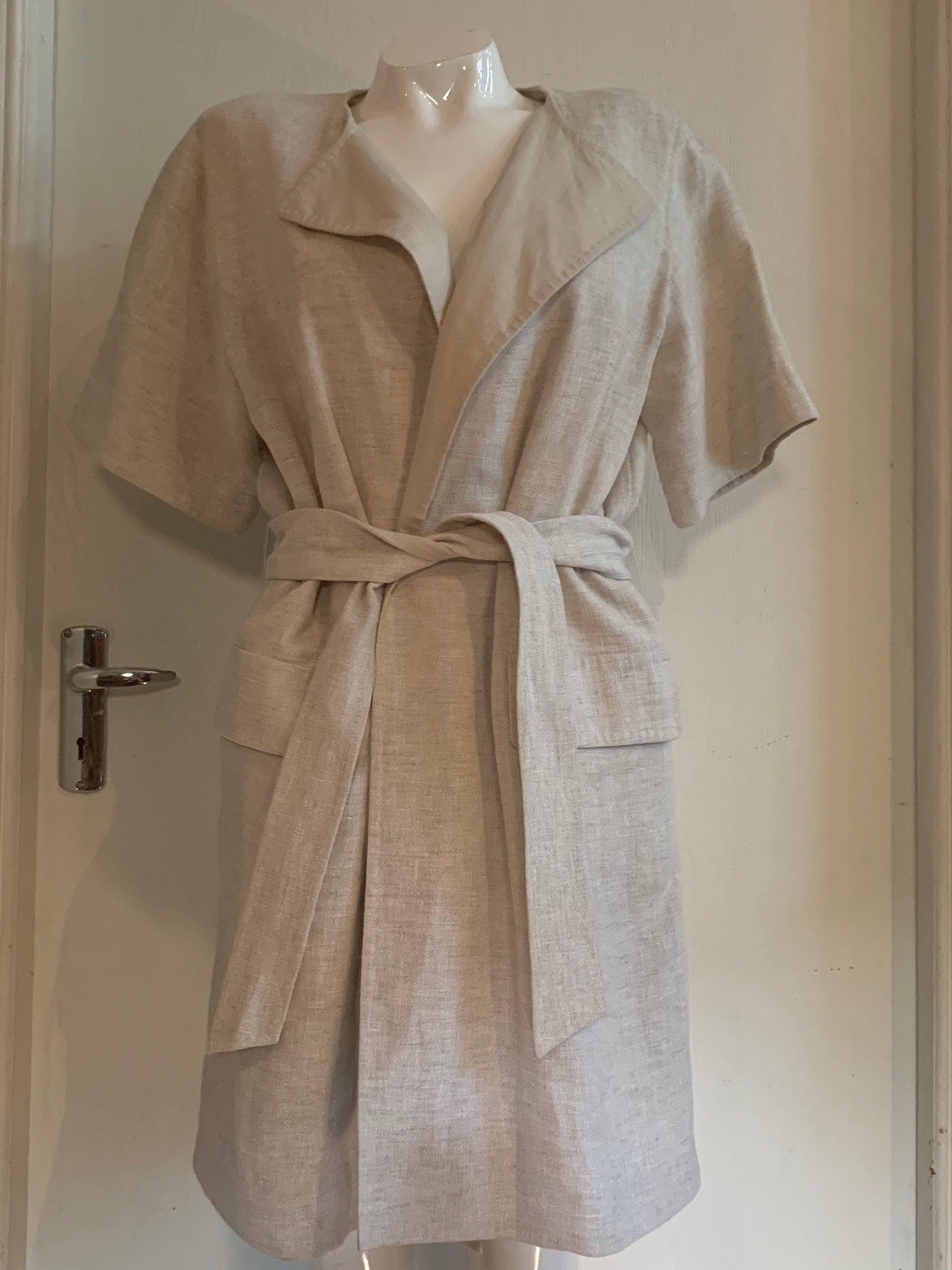 MaxMara Belted Overcoat in a beautiful grey tone