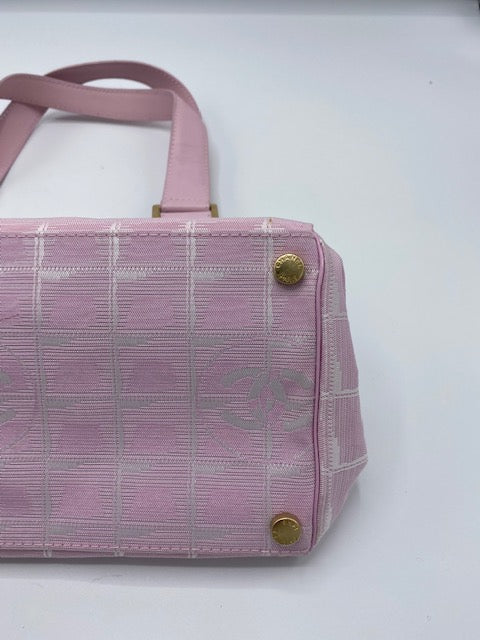 Chanel 2003 Pink Travel Ligne Sport Bag