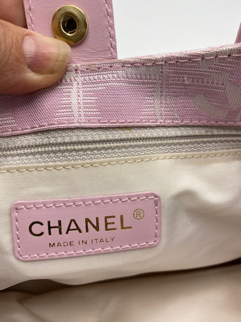 Chanel 2003 Pink Travel Ligne Sport Bag
