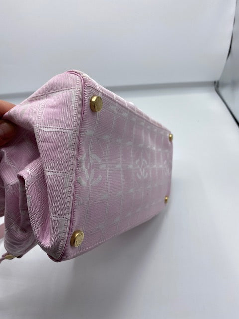 Chanel 2003 Pink Travel Ligne Sport Bag