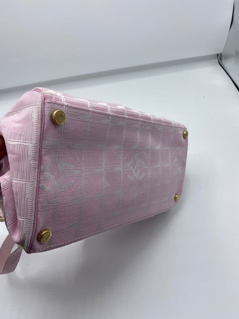 Chanel 2003 Pink Travel Ligne Sport Bag